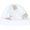 Elephant Baby Hat, Pink - Hats - 1 - thumbnail