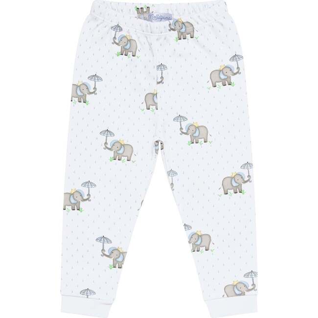 Elephant Pajamas, Blue - Pajamas - 3