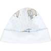 Elephant Baby Hat, Blue - Hats - 1 - thumbnail