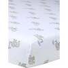 Elephant Baby Crib Sheets, Blue - Crib Sheets - 1 - thumbnail