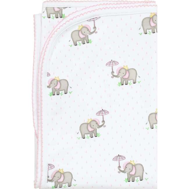 Elephant Baby Blanket, Pink