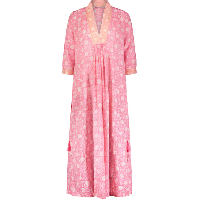 Scarlett Long Dress, Amelia Pink - Dresses - 1