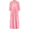 Scarlett Long Dress, Amelia Pink - Dresses - 1 - thumbnail