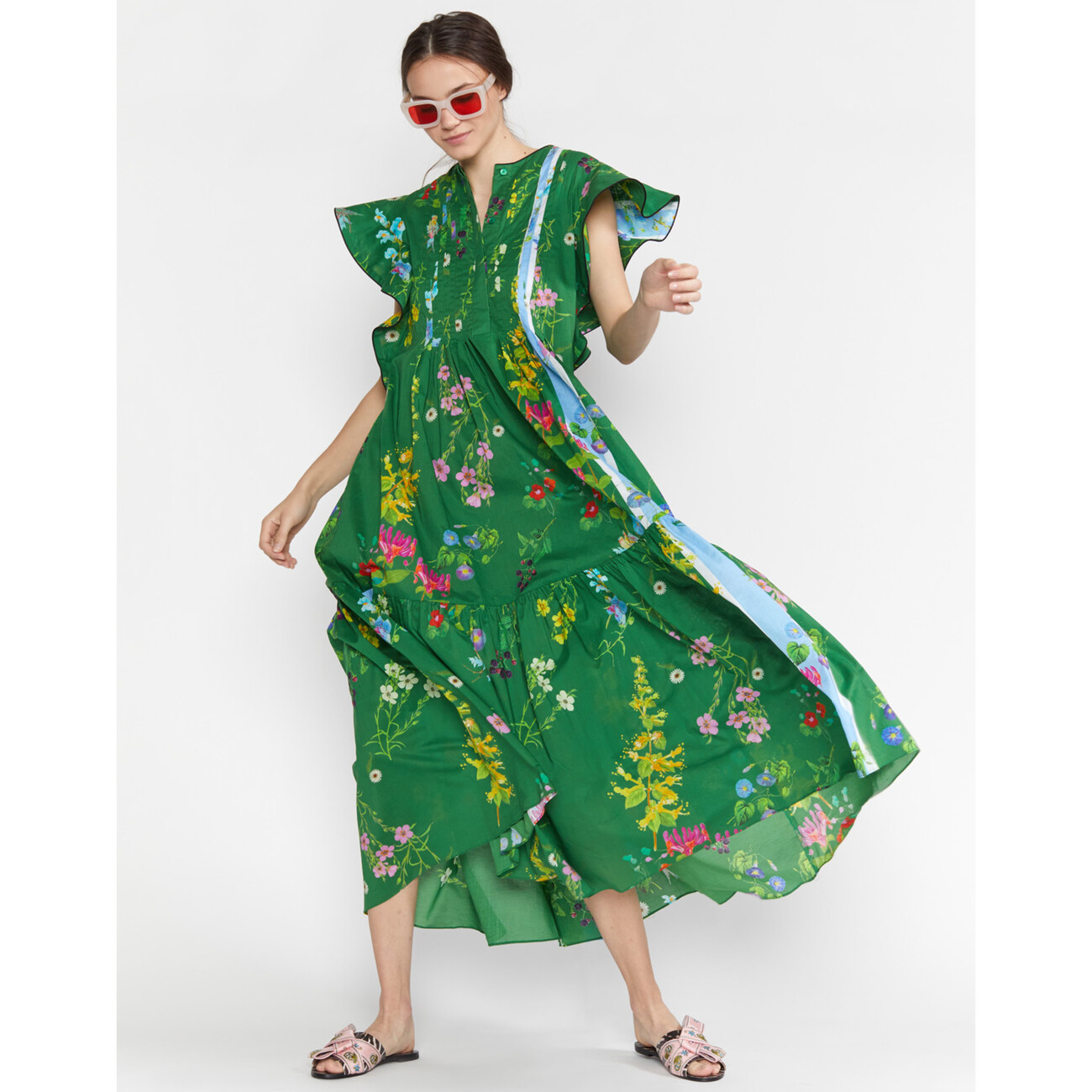 Women s Nairobi Botanical Kaftan Cynthia Rowley Dresses Maisonette