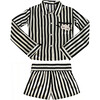 Women's Mini Mask Ruthie Top, Noir Ecru - Pajamas - 1 - thumbnail