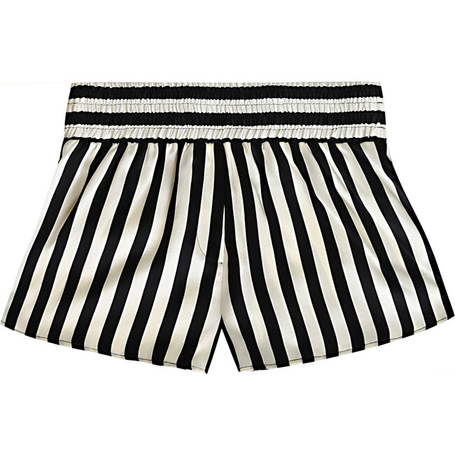 Women's Mini Mask Corey Short, Noir & Ecru - Pajamas - 1