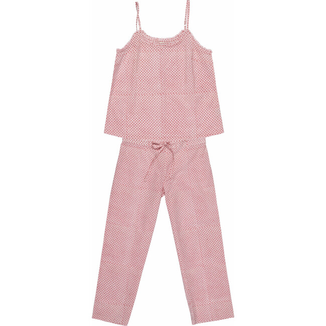 Women's Jocasta Pajama Set, Pink - Pajamas - 1
