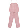 Women's Jocasta Pajama Set, Pink - Pajamas - 1 - thumbnail