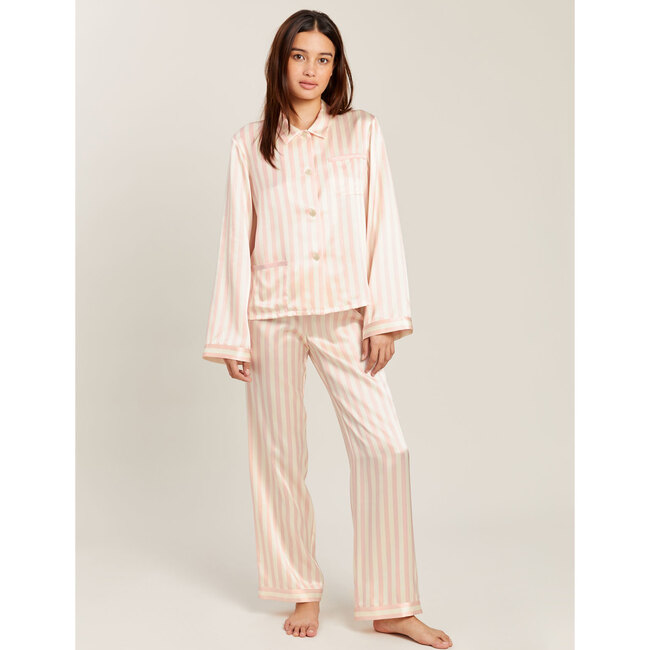 Women's Chantal Pant, Petal & Cream - Pajamas - 4