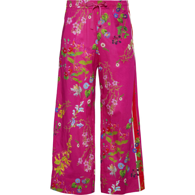 Women's Botanical Print Pajama Pant, Pink Floral