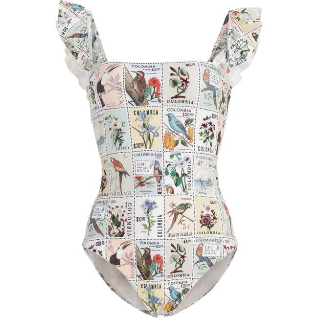 Womens Nativa One-Piece, Postage Stamp - One Pieces - 1