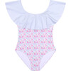 Women's Ditsy Floral Ruffle Suit - One Pieces - 1 - thumbnail
