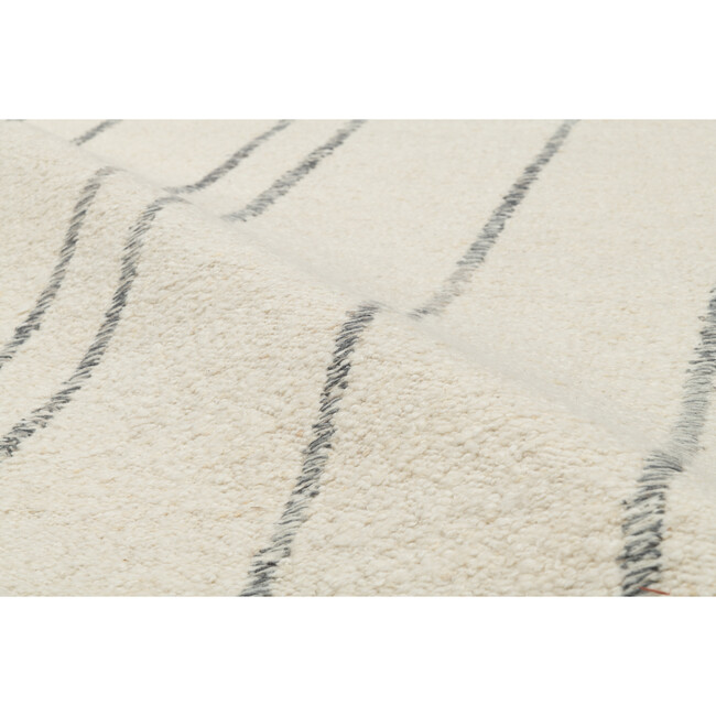 Xava Rug, Silver Stripe - Rugs - 2