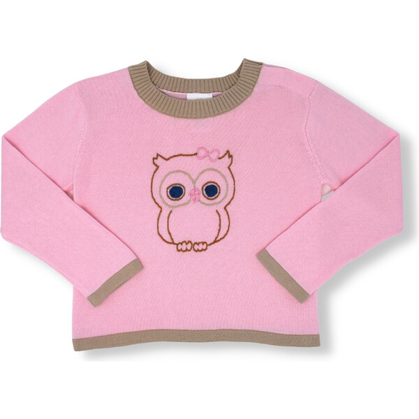 Cozy Up Sweater, Girl Owl - Lullaby Set Tops | Maisonette