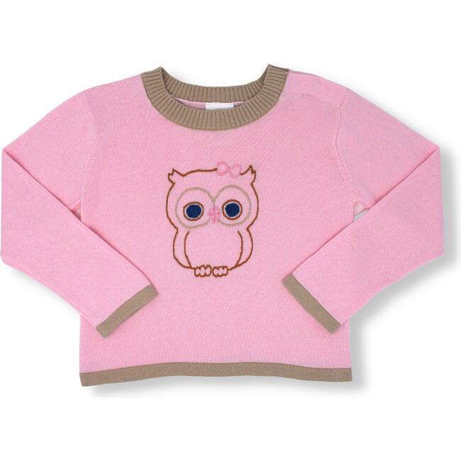 Cozy Up Sweater, Girl Owl - Sweaters - 1