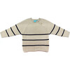 Jordan Striped Sweater, Navy - Sweaters - 1 - thumbnail