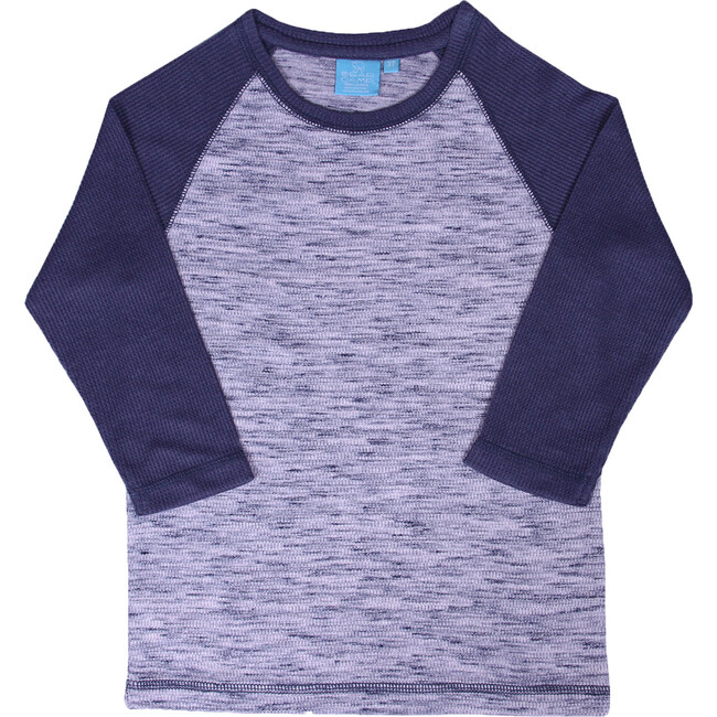 Channing Thermal Crew Neck, Lake Blue