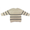 Jordan Striped Sweater, Navy - Sweaters - 2