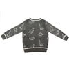 Leon Dinosaur Sweater, Grey - Sweaters - 2