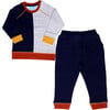 Brody 2-Piece Set, Navy - Loungewear - 1 - thumbnail