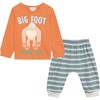 Big Foot Pant Set, Orange - Mixed Apparel Set - 1 - thumbnail