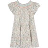 Floral Smocked Neck Dress, Multi - Dresses - 2