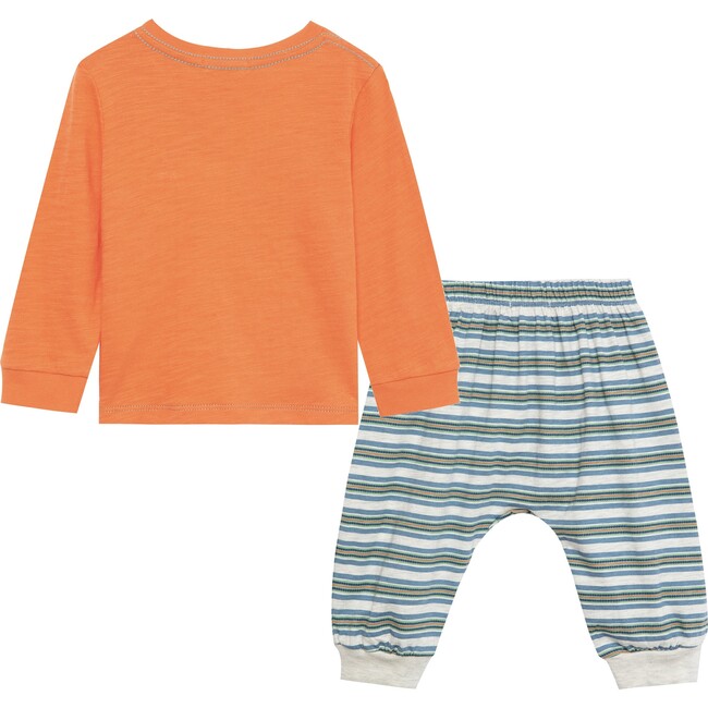 Big Foot Pant Set, Orange - Mixed Apparel Set - 2