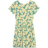 Floral Short Sleeve Dress, Multi - Dresses - 2