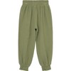 Embroidered Gauze Joggers, Olive - Pants - 2