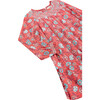 Smocked Floral Dress, Red - Dresses - 3