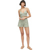 Women's Sadie Top, Love Lockdown Chive - Dresses - 1 - thumbnail