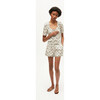 Women's Tara Top, Marigold Flower Taupe Mini - Dresses - 3