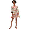 Women's Ella Dress, Garden Of Dreams Red Multi - Dresses - 1 - thumbnail