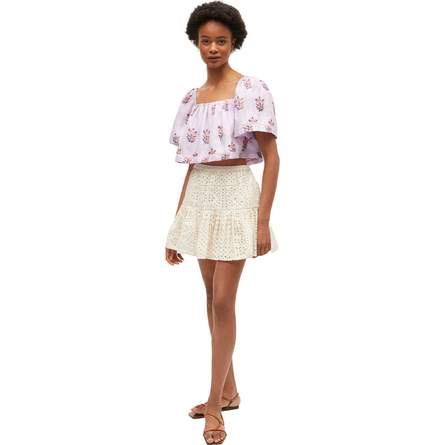 Women's Carrie Skirt, Buttercream - Dresses - 1