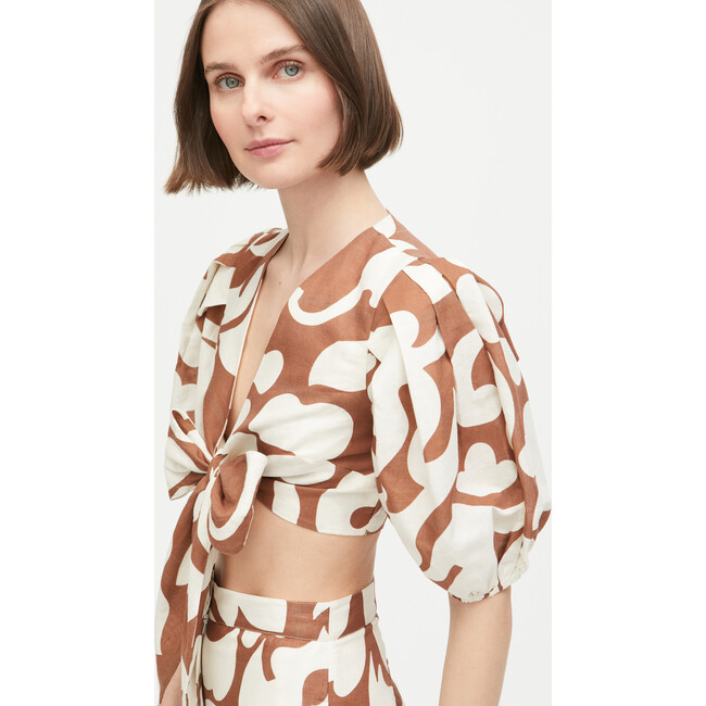 Women's Cheryl Top, Free Spirit Brown - Dresses - 2