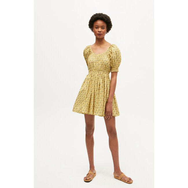 Women's Anika Dress, Jawahar Garden Golden Mini - Dresses - 2