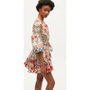 Women's Ella Dress, Garden Of Dreams Red Multi - Dresses - 3