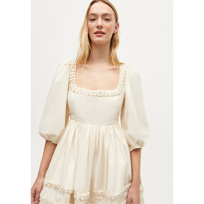 Women's Daya Dress, Buttercream - Dresses - 3