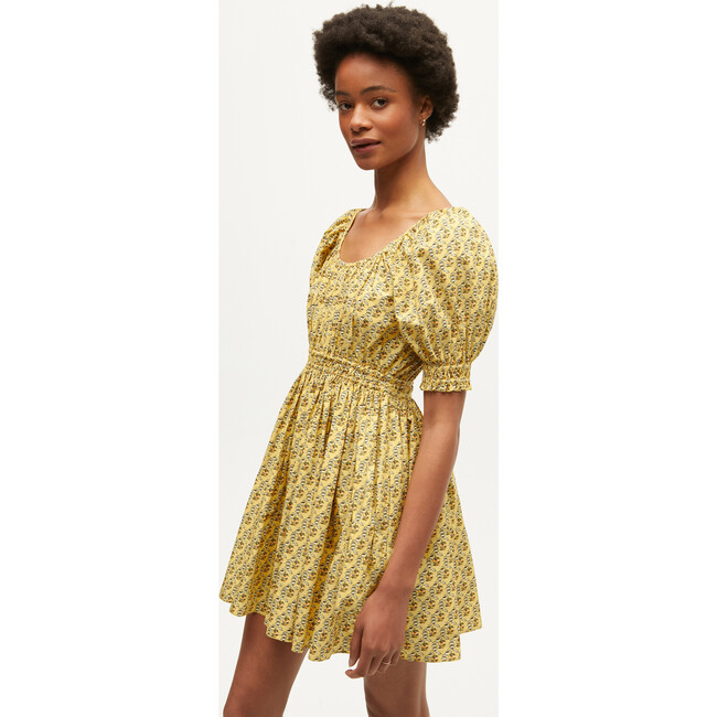 Women's Anika Dress, Jawahar Garden Golden Mini - Dresses - 3