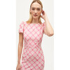 Women's Lulani Dress, Lotus Block Hot Pink - Dresses - 3