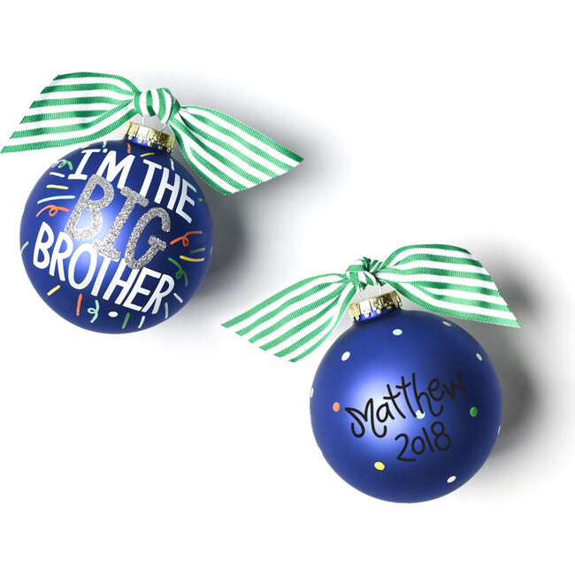 Big Brother Popper Glass Ornament - Ornaments - 2