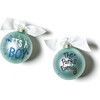 It's A Boy Popper Glass Ornament, Blue - Ornaments - 2