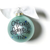 It's A Boy Popper Glass Ornament, Blue - Ornaments - 5 - thumbnail