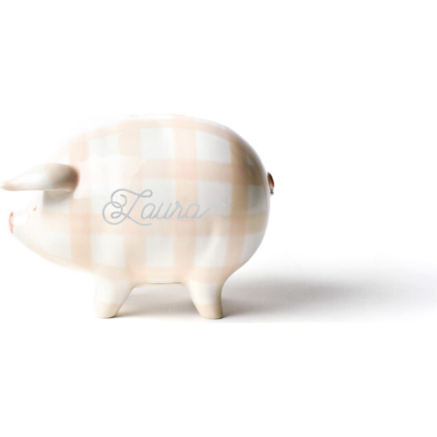 Piggy Bank, Blush Gingham - Accents - 3