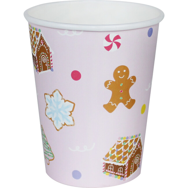 Gingerbread House Cups, Set of 12 - Paper Goods - 1