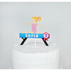 Gymnastics Name Cake Topper, Blonde Hair - Party Accessories - 2