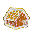 Gingerbread House Plates, Set of 12 - Paper Goods - 1 - thumbnail