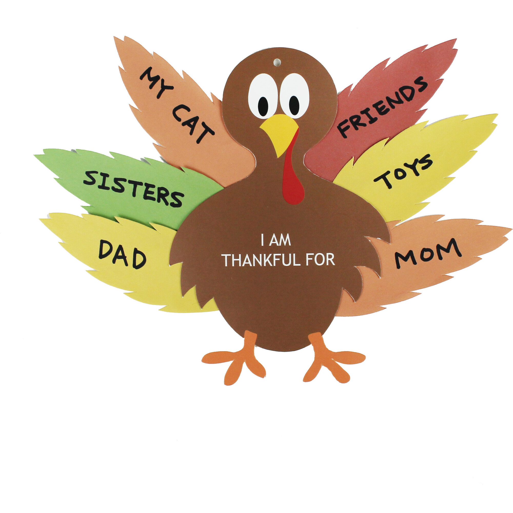 DIY Thankful Turkey - Other Accents - 1