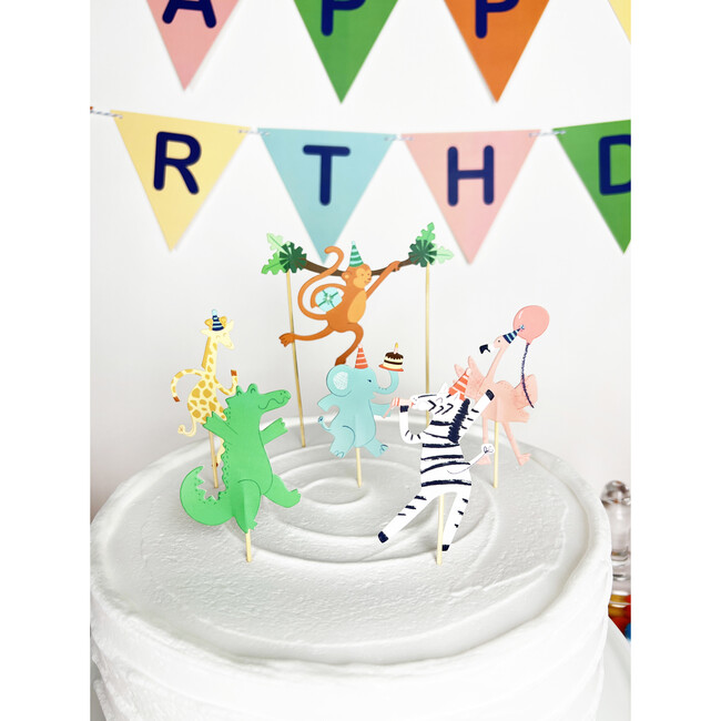 Party Animals Cupcake Toppers - Party Accessories - 3