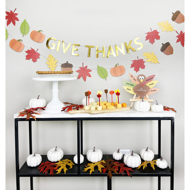 Thanksgiving Acrylic Food Picks, Set of 4 - Tree Toppers - 3